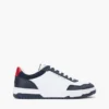 Low-Top-Sneaker aus Ledermix