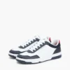Low-Top-Sneaker aus Ledermix