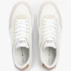 Low-Top-Sneaker aus Ledermix