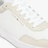 Low-Top-Sneaker aus Ledermix