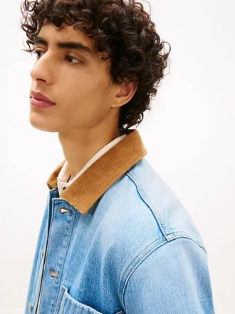 Lässige Denim-Arbeitsjacke