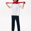 Lässige Leinen-Mischung-Hose für Kinder