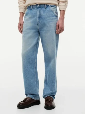Lässige Straight-Fit-Carpenter-Jeans