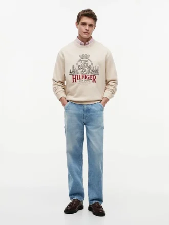 Lässige Straight-Fit-Carpenter-Jeans