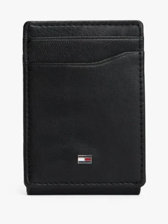 Magnetische Brieftasche aus genarbtem Leder