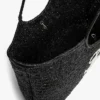 Maxi-Tasche aus Raffia mit Schriftzug-Monogramm Maxi-Tasche aus Raffia mit Schriftzug-Monogramm