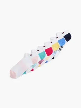 Mehrfarbige Sport-Socken, 6er-Pack Mehrfarbige Sport-Socken, 6er-Pack