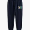 Mehrfarbige Sweathose mit Tommy-Logo im Varsity-Stil Mehrfarbige Sweathose mit Tommy-Logo im Varsity-Stil