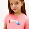 Mehrfarbiges T-Shirt mit Logo für Kinder Mehrfarbiges T-Shirt mit Logo für Kinder