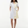 Mehrstreifiges Oxford-Hemdkleid Mehrstreifiges Oxford-Hemdkleid