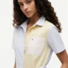 Mehrstreifiges Oxford-Hemdkleid Mehrstreifiges Oxford-Hemdkleid