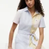 Mehrstreifiges Oxford-Hemdkleid Mehrstreifiges Oxford-Hemdkleid