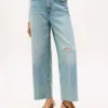 Moderne Jeans mit hoher Leibhöhe und weitem Bein