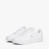 Monogram Heel Leather Court Sneaker