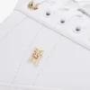 Monogram Heel Leather Court Sneaker