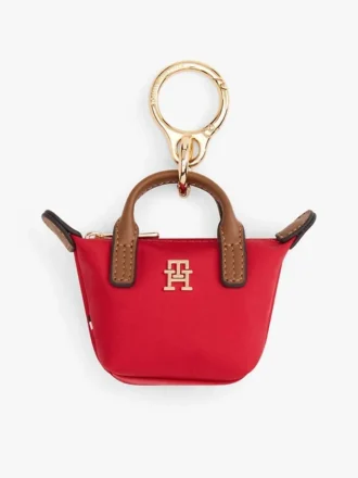 Monogramm-Geldbörse als Taschenanhänger