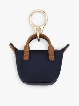 Monogramm-Geldbörse als Taschenanhänger