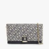 Monogramm-Verschluss Jacquard-Kette Umhängetasche Monogramm-Verschluss Jacquard-Kette Umhängetasche