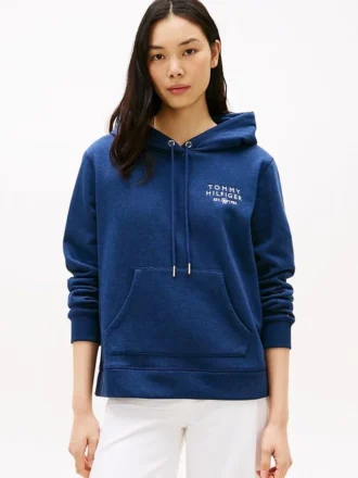 Monotype Logo Hoodie in Melange