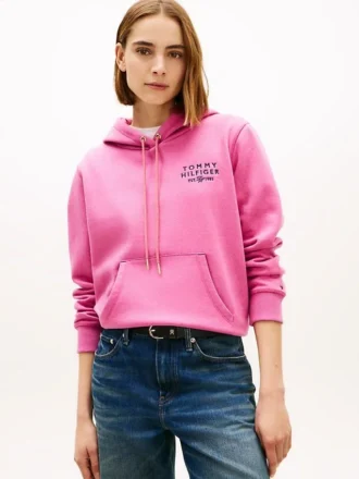 Monotype Logo Hoodie in Melange