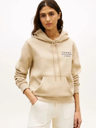 Monotype Logo Hoodie in Melange