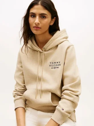 Monotype Logo Hoodie in Melange