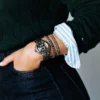 Monotype Metallperlenarmband