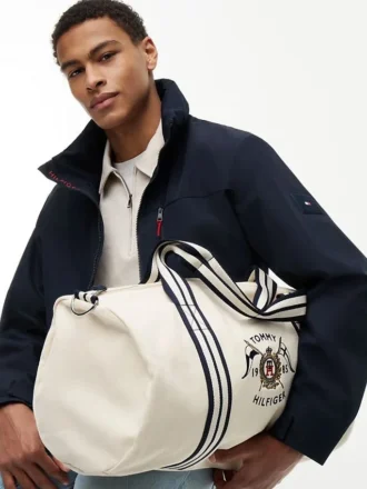 Nautical Crest Canvas-Reisetasche