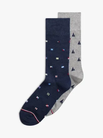 Nautical Trouser Socken 3er-Pack