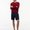 New York Label Plissierte Woll-Chino-Shorts New York Label Plissierte Woll-Chino-Shorts