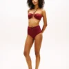 O-Ring-Halter-Bandeau-Bikini-Oberteil
