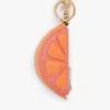 Orangefarbener Keil-Geldbeutel-Taschenanhänger Orangefarbener Keil-Geldbeutel-Taschenanhänger