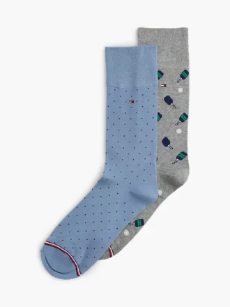 Pickleball & Dot Socken 2er-Pack