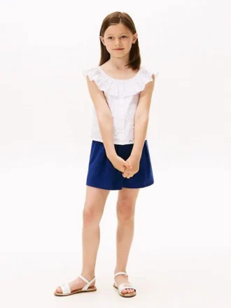 Plissierte Shorts für Kinder