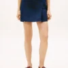 Plissierter Minirock aus Twill Plissierter Minirock aus Twill