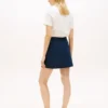 Plissierter Minirock aus Twill Plissierter Minirock aus Twill