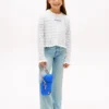 Pointelle-Strickjacke für Kinder