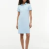 Polo-Kleid aus Stretch-Baumwolle in klassischer Passform Polo-Kleid aus Stretch-Baumwolle in klassischer Passform