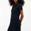 Polo-Kleid aus Stretch-Baumwolle in klassischer Passform