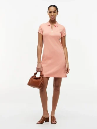 Polo-Kleid mit Reißverschluss