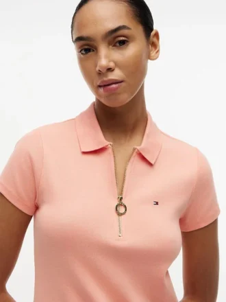 Polo-Kleid mit Reißverschluss