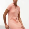 Polo-Kleid mit Reißverschluss Polo-Kleid mit Reißverschluss