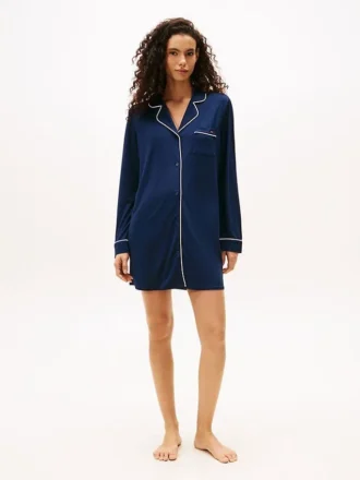 Pyjama-Shirtkleid