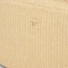 Raffia-Umhängetasche mit Monogramm-Logo