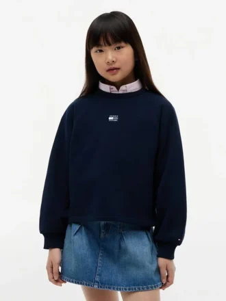 Raglan-Sweatshirt für Kinder mit farblich abgestimmter Flagge