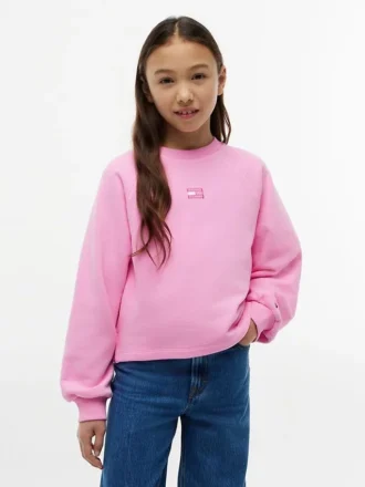 Raglan-Sweatshirt für Kinder mit farblich abgestimmter Flagge