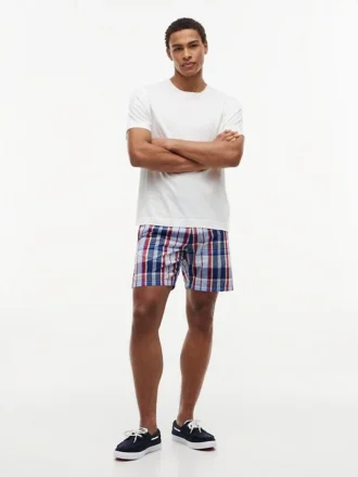 Regular Fit 7″ Madras-Shorts