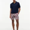 Regular Fit 7″ Patchwork Madras Shorts