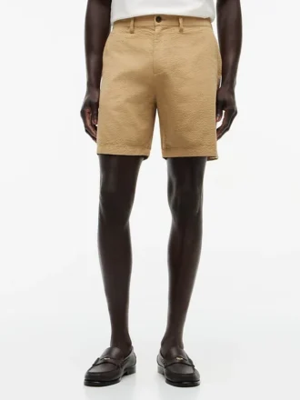 Regular Fit 7″ Seersucker-Shorts