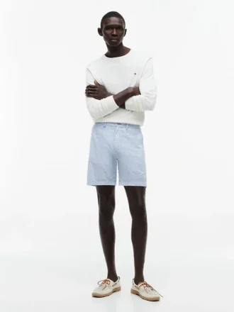 Regular Fit 7″ Seersucker-Shorts